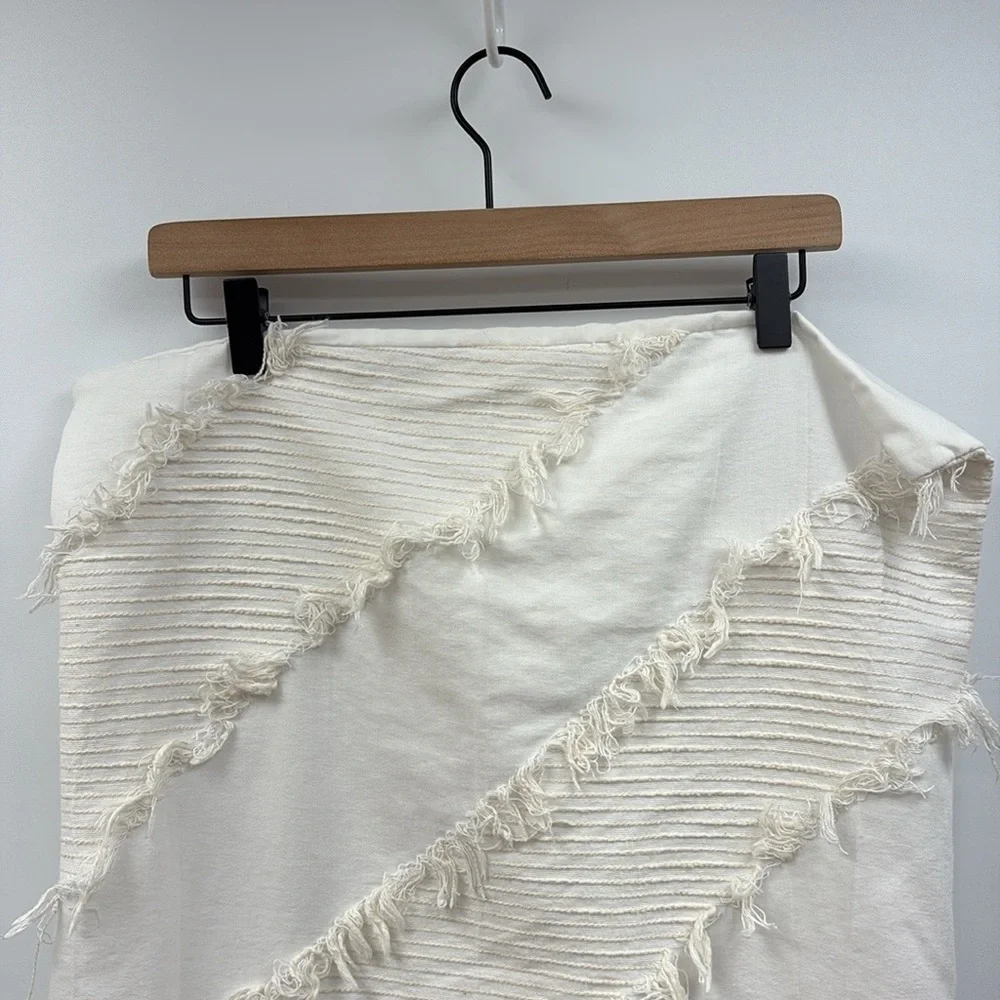 Opalhouse Diagonal Textured Standard Pillow Sham Boho Bedding White